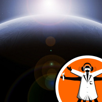 Large planet orbiting a white dwarf