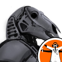 Chewing robot lives on a paleodiet