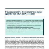 IA na Educação: Repensar o Currículo Científico para Cidadãos Críticos num Mundo em Transformação