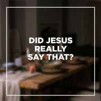 Did Jesus really say that? | Sebastiaan van Wessem