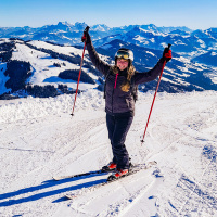 03.03.23 - Geocaching und Ski fahren