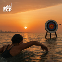 La primera nadadora en cruzar el Río de la Plata