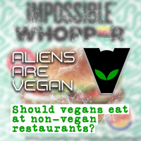 Should vegans eat at non-vegan restaurants?
