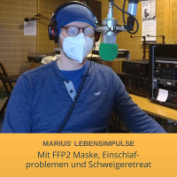 Mit FFP2 Maske, Einschlafproblemen und Schweigeretreat