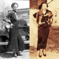 5. Bonnie Parker and Blanche Barrow: The Bluest Shot-At Eyes in Texas