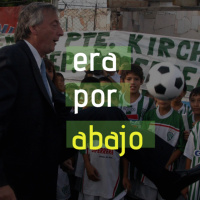 Néstor Kirchner, el futbolero, el fanático de Racing