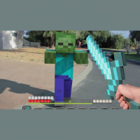 Om verkligheten blev Minecraft!