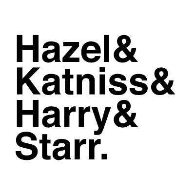 Hazel  Katniss  Harry  Starr