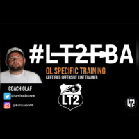 #LT2FBA certified OL coach Kevin Olausen