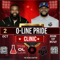 OLine Pride Clinic 2 FT Coach Arthur Ray