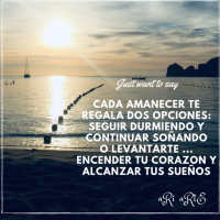 Cada amanecer te regala Dos opciones ✨
