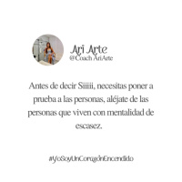 Aléjate de estás personas.