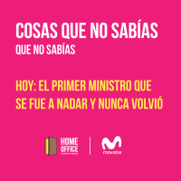 Cosas que no Sabías... Que no Sabías: El Primer Ministro que se fue a nadar y nunca volvió