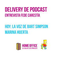 Delivery de Podcast, hoy: Entrevista a la voz de Bart Simpson, Marina Huerta
