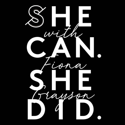 She Can. She Did.