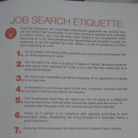 Job Search Etiquette