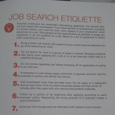 Getting A Job On The Outs