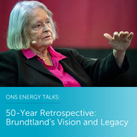 50 year retrospective: Brundtlands Vision and Legacy