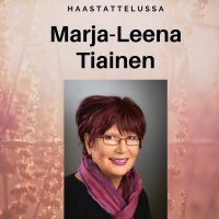 Haastattelussa kirjailja Marja-Leena Tiainen