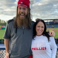 Brandon Marsh at Spring Training
