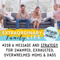 #210 A Message (with a Strategy) for Swamped, Overwhelmed Moms (and Dads)