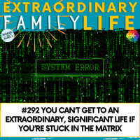 #292 You Can’t Get to an Extraordinary, Significant Life if You’re Stuck in the Matrix