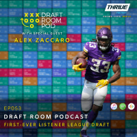 EP053 | Official Draft Room Podcast Listener League Draft | 2019 Fantasy Football