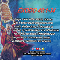 Exodo 40/1-34/Edgar Calderon/Palabra Ungida