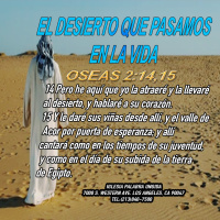 El desierto que pasamos en la vida/Edgar Calderon/Palabra Ungida