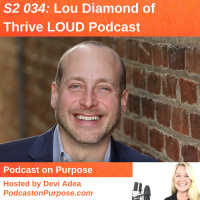 S2 034: (International Podcast Day) Lou Diamond of Thrive LOUD Podcast