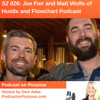 S2 026: (International Podcast Day) Joe Fier and Matt Wolfe of Hustle and Flowchart Podcast