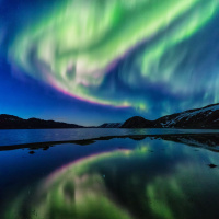 Northern Lights Soundscape | Soothing Arctic Wind  Ambient Music for Sleep  Relaxation