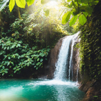 A Sleep-Inducing Waterfall Visualization