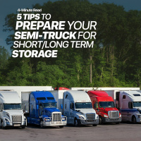 5 Tips to prepare your truck for short/long term storage