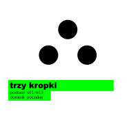 trzy kropki