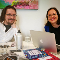 Osa 9 - Tavoitteena tehdä taidetyö näkyväksi, vieraana Takun pj Juha Isotalo ja tj Nea Leo