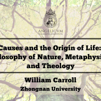 Dr.William Carroll - Causes And The Origin Of Life