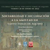Sociabilidad e inclinación a la amistad en Santo Tomás de Aquino