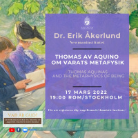 Dr. Erik Åkerlund Thomas av Aquino om varats metafsik