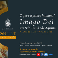 P. Andre Luis Tavares O.P -O Que É A Pessoa Humana? Imago Dei Em São Tomás De Aquino