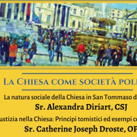 Sr. Alexandra Diriart CSJ La natura sociale della Chiesa in San Tommaso