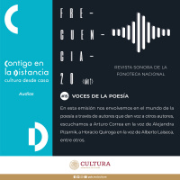 Revista sonora Frecuencia 20, Año 2 Núm. 15. Voces de la poesía