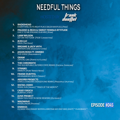 Frank Dueffel Pres. Needful Things