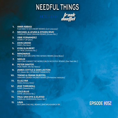 Frank Dueffel Pres. Needful Things