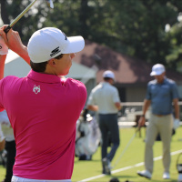 Annie Krall on the BMW Championship  Olympia Fields