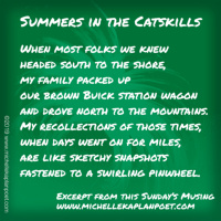 Summers in the Catskills