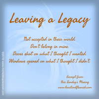 Leaving a Legacy