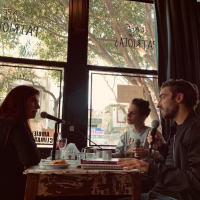 Luciana Peker en el radiocafé de #MalditaSuerte