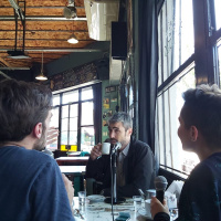 Juan Manuel Herbella en el radiocafé de #MalditaSuerte