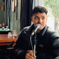 Juan Ingaramo en el radiocafé de #MalditaSuertte